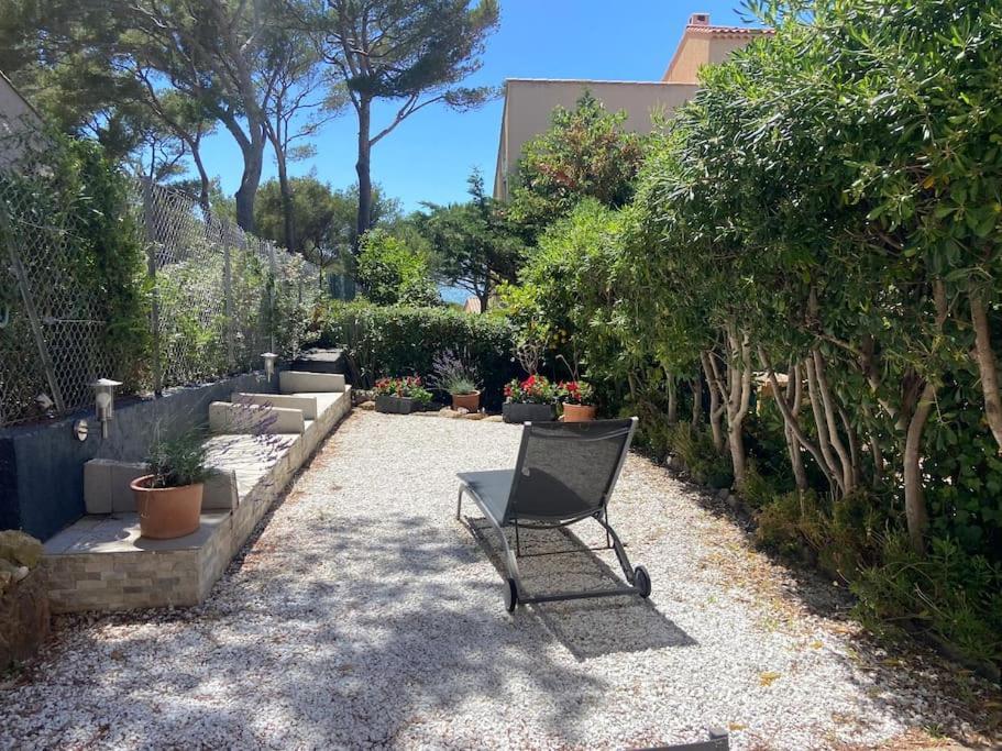 Logement Entier T2 Climatise, Parking Gratuit, Jardin, Plage A 2Min A Pied サナリー・シュル・メール エクステリア 写真